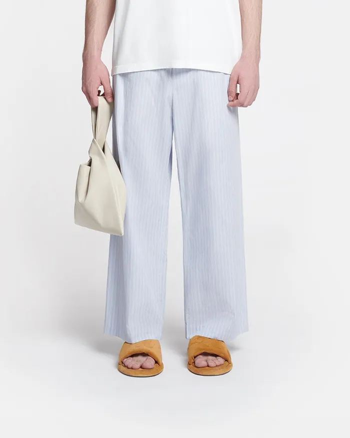 Arnaud Striped RelaxedFit Pants BlueBeigeWhite Men Nanushka Pants