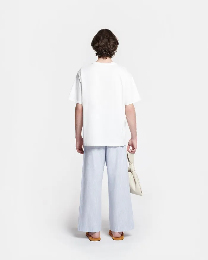 Arnaud Striped RelaxedFit Pants BlueBeigeWhite Men Nanushka Pants