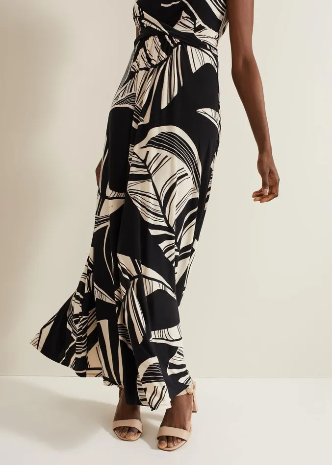 Artemis Abstract Maxi Dress Blackmulti Women Phase Eight Dresses