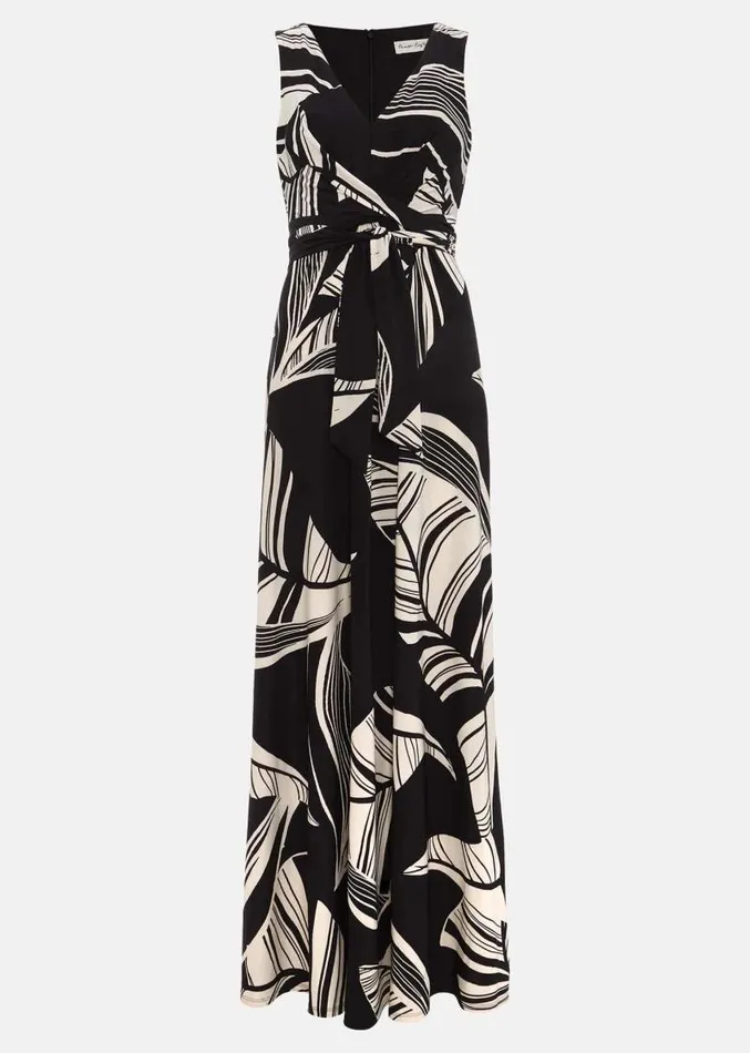 Artemis Abstract Maxi Dress Blackmulti Women Phase Eight Dresses