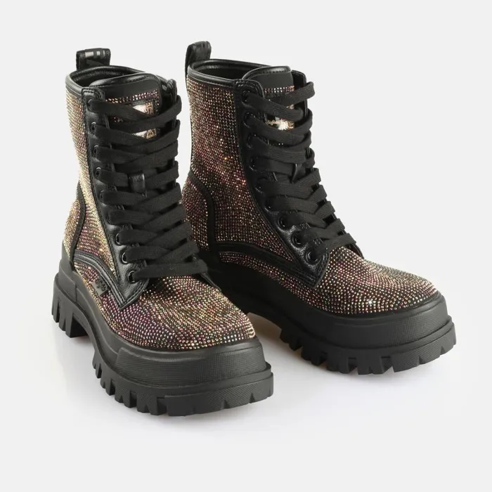 Asph Rld Glam Black Buffalo Boots and AnkleBoots