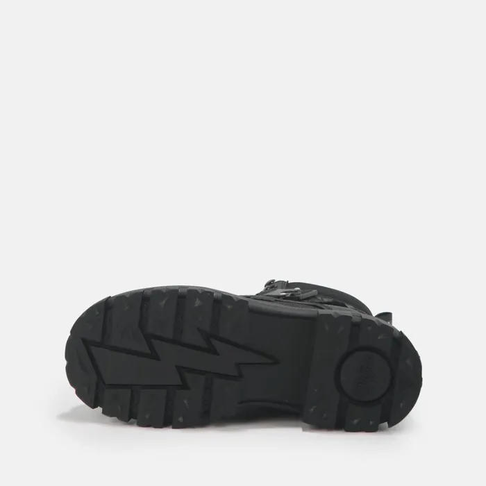 Aspha Com1 Men Black Buffalo Boots