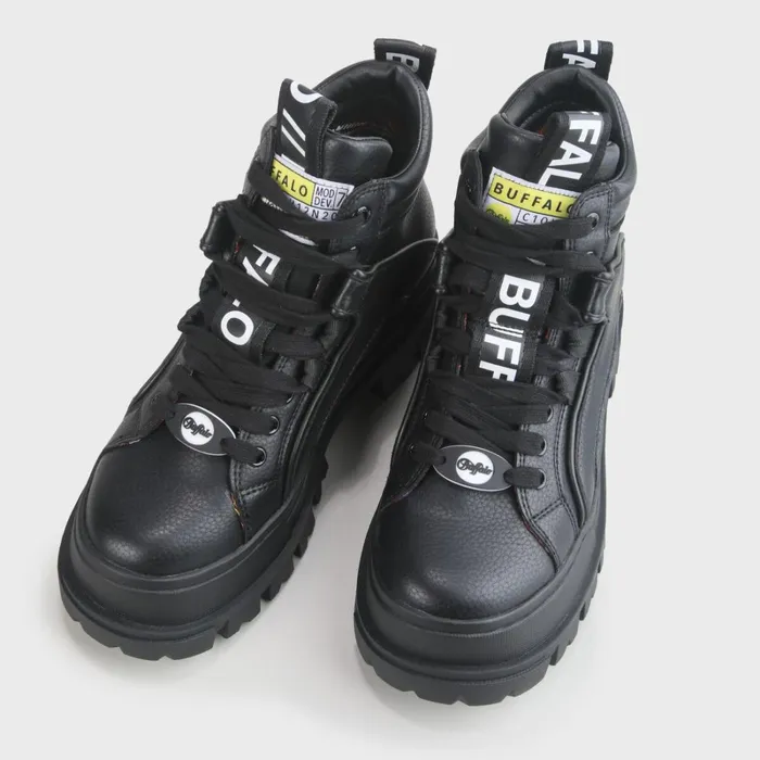 Aspha Nc Mid Men Black Buffalo Boots