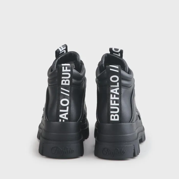 Aspha Nc Mid Men Black Buffalo Boots