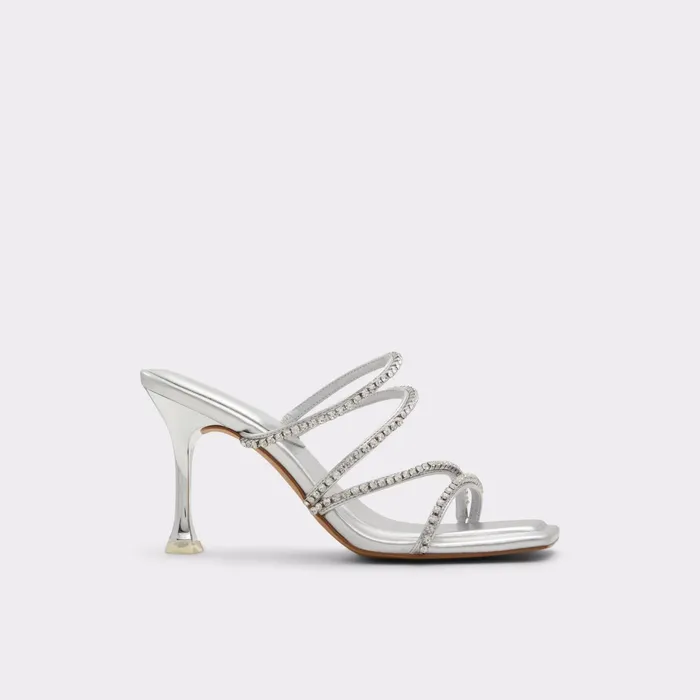 Astaya Silver Women ALDO Heels