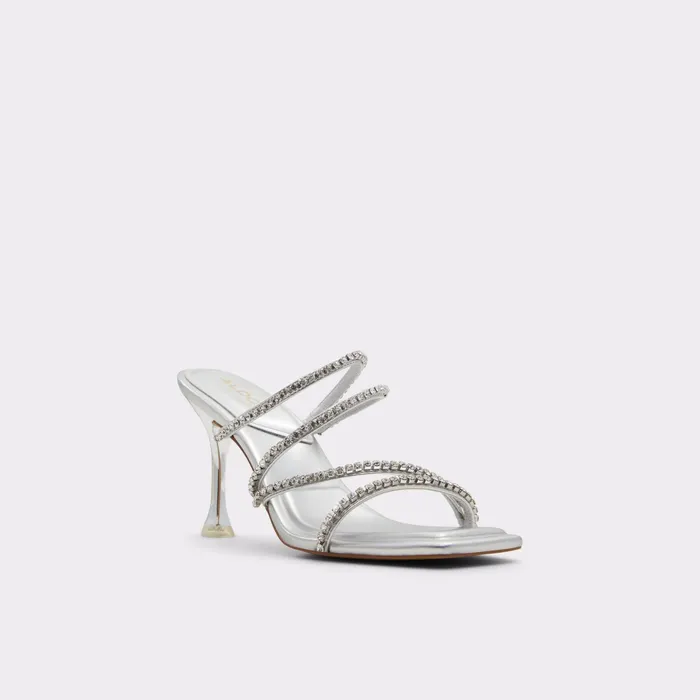 Astaya Silver Women ALDO Heels