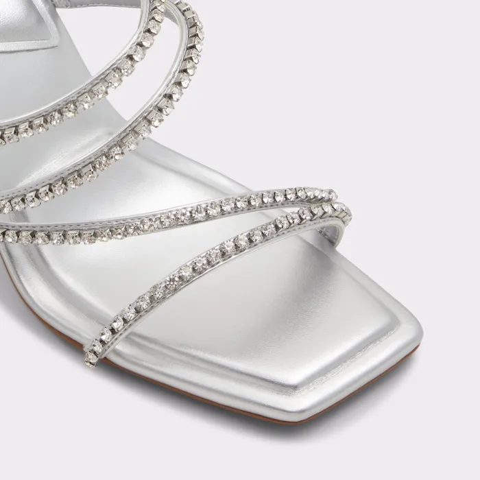Astaya Silver Women ALDO Heels