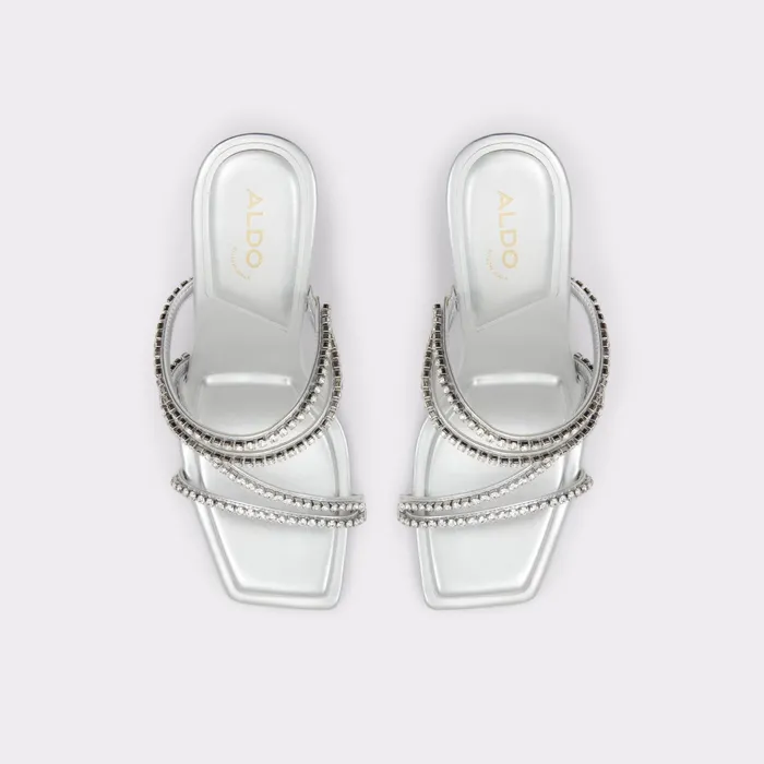 Astaya Silver Women ALDO Heels
