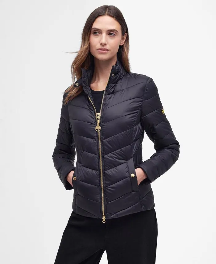 Aubern Quilted Jacket Optic White Women Barbour Quilted Jackets