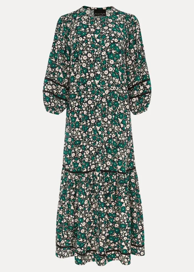 Ava Floral Midaxi Dress Multicoloured Women Phase Eight Dresses