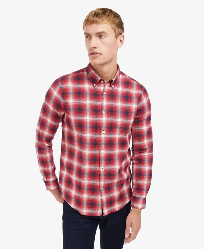 BIntl Kershaw Shirt Racing Green Men Barbour Shirts