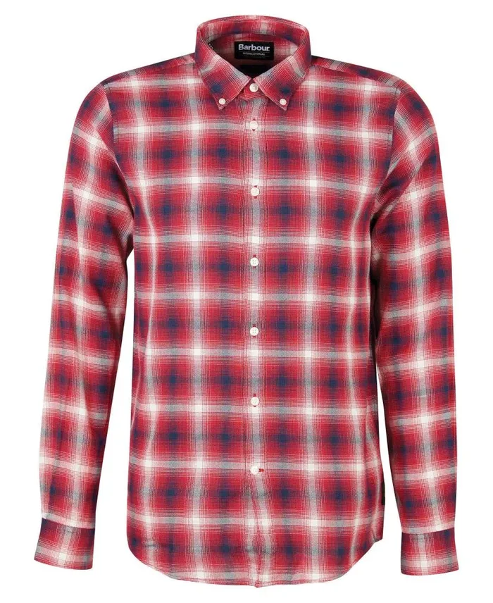 BIntl Kershaw Shirt Racing Green Men Barbour Shirts