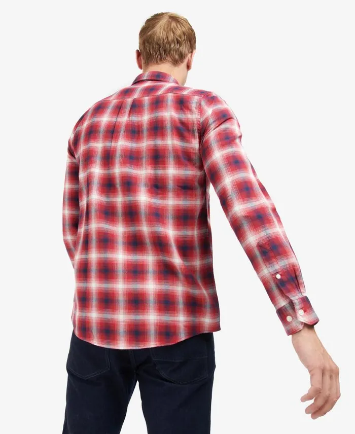 BIntl Kershaw Shirt Racing Green Men Barbour Shirts