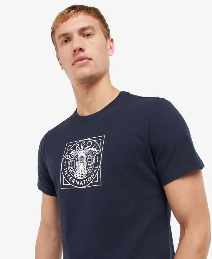BIntl Miles GraphicPrint TShirt Night Sky Men Barbour TShirts