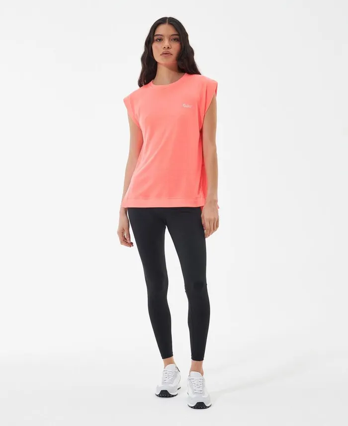 BIntl Sanderson TShirt Atomic Coral Women Barbour TShirts