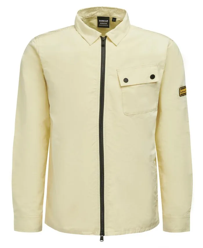 BIntl Skyline Overshirt Yellow Haze Men Barbour Shirts