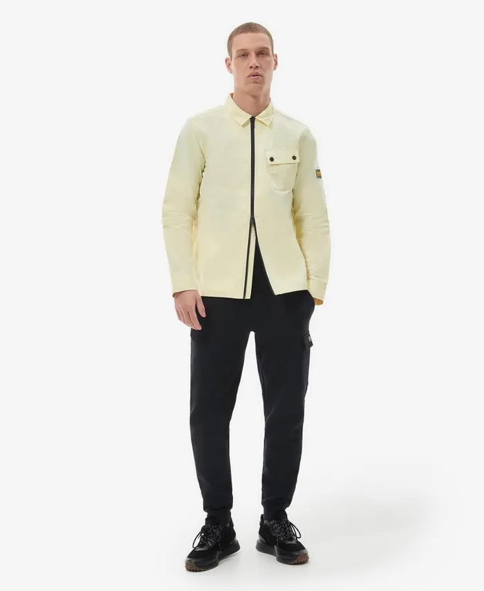 BIntl Skyline Overshirt Yellow Haze Men Barbour Shirts