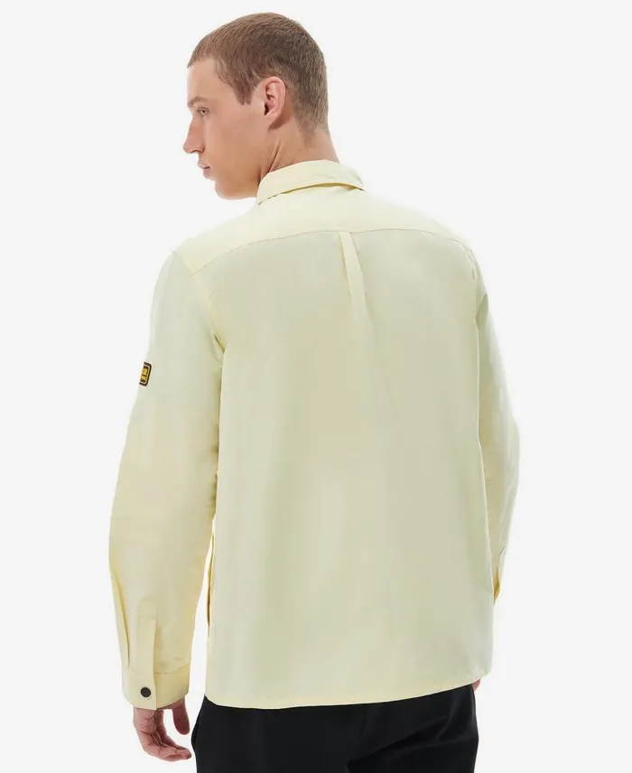 BIntl Skyline Overshirt Yellow Haze Men Barbour Shirts