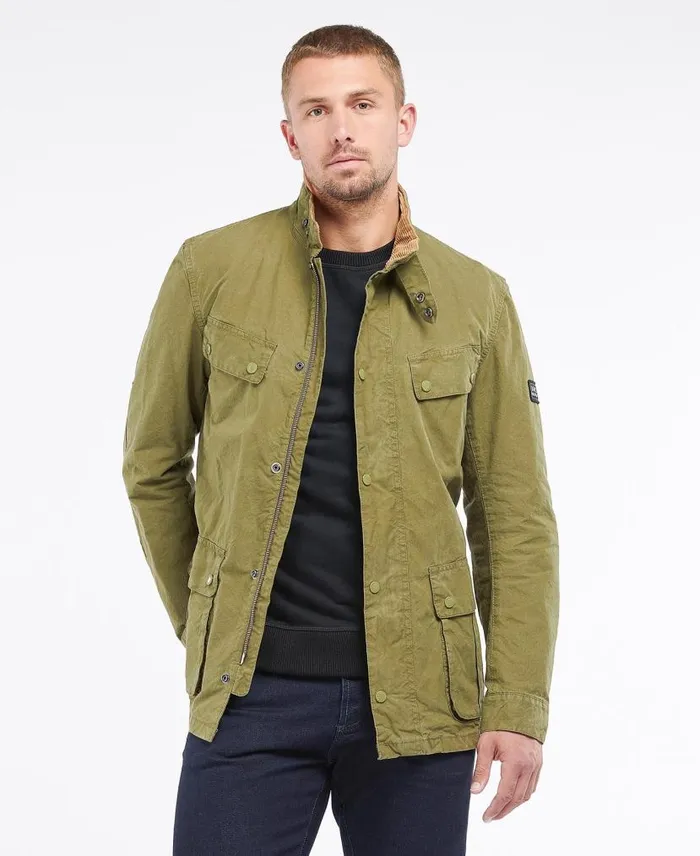 BIntl Summer Wash Duke Jacket Dusky Green Men Barbour Casual Jackets