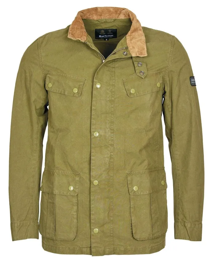 BIntl Summer Wash Duke Jacket Dusky Green Men Barbour Casual Jackets