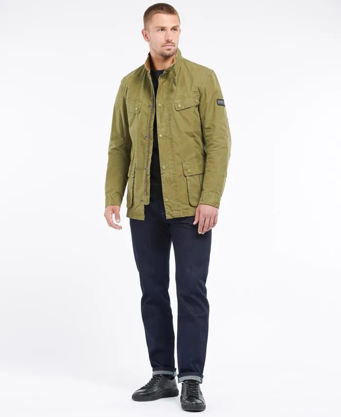 BIntl Summer Wash Duke Jacket Dusky Green Men Barbour Casual Jackets