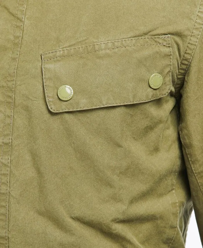 BIntl Summer Wash Duke Jacket Dusky Green Men Barbour Casual Jackets
