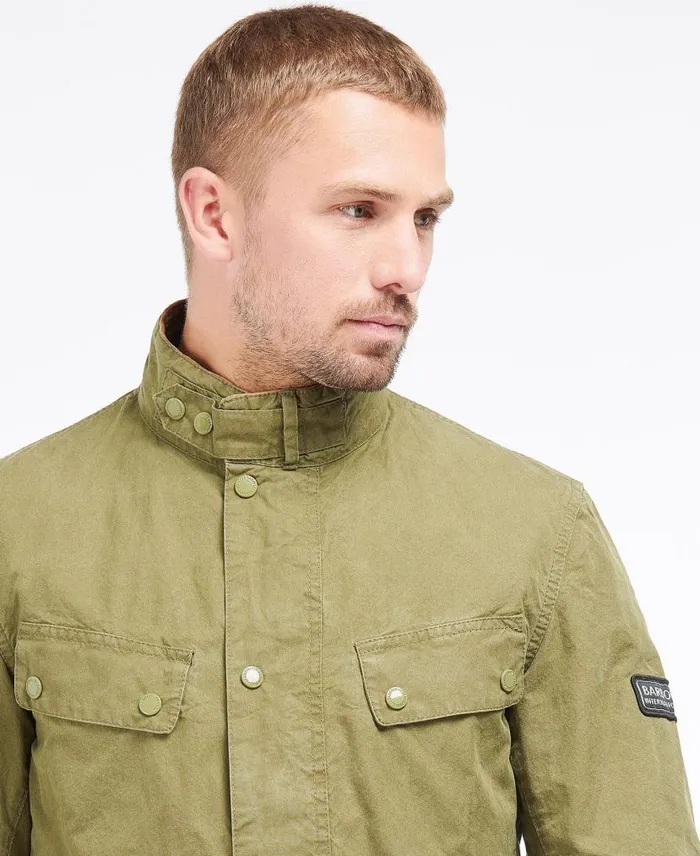 BIntl Summer Wash Duke Jacket Dusky Green Men Barbour Casual Jackets