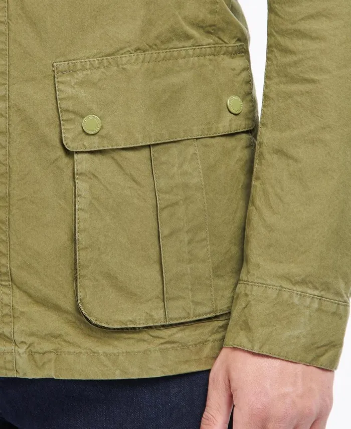 BIntl Summer Wash Duke Jacket Dusky Green Men Barbour Casual Jackets