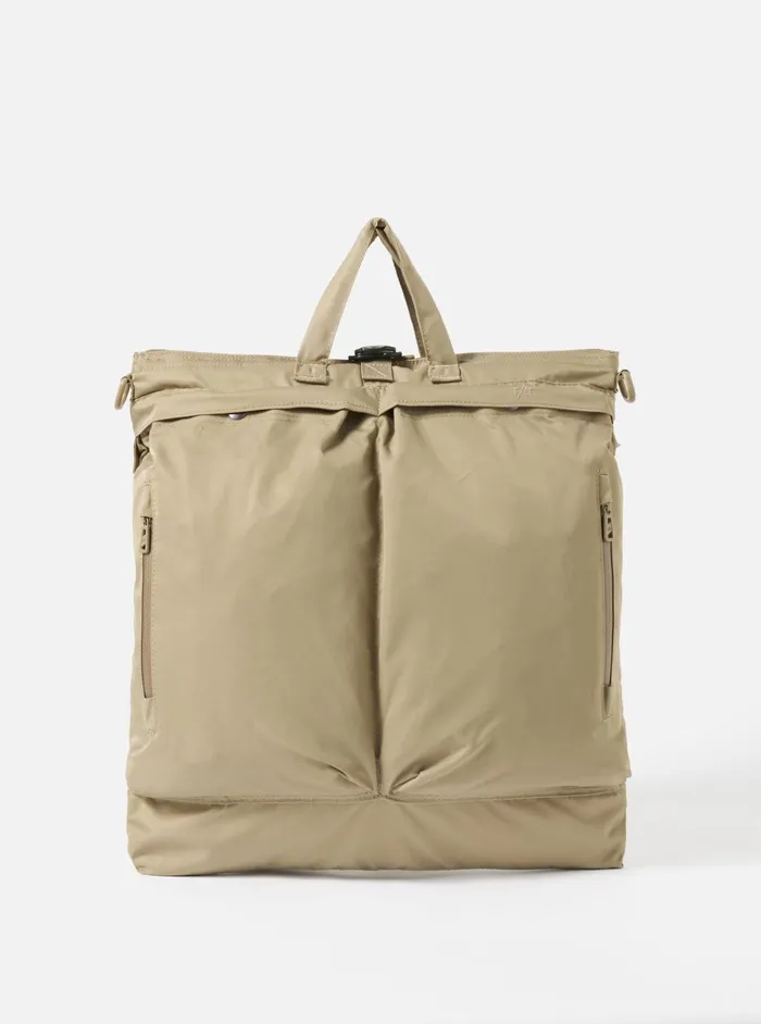 Bags Men Universal Works FCe 3Way Helmet Bag In Sage Green Recycled Twill