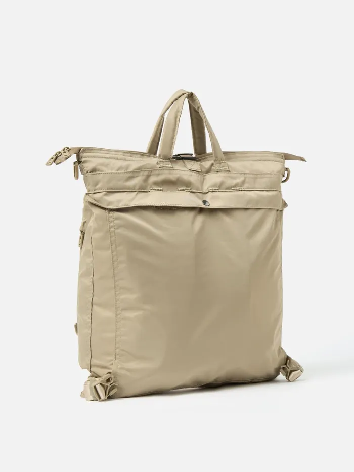 Bags Men Universal Works FCe 3Way Helmet Bag In Sage Green Recycled Twill