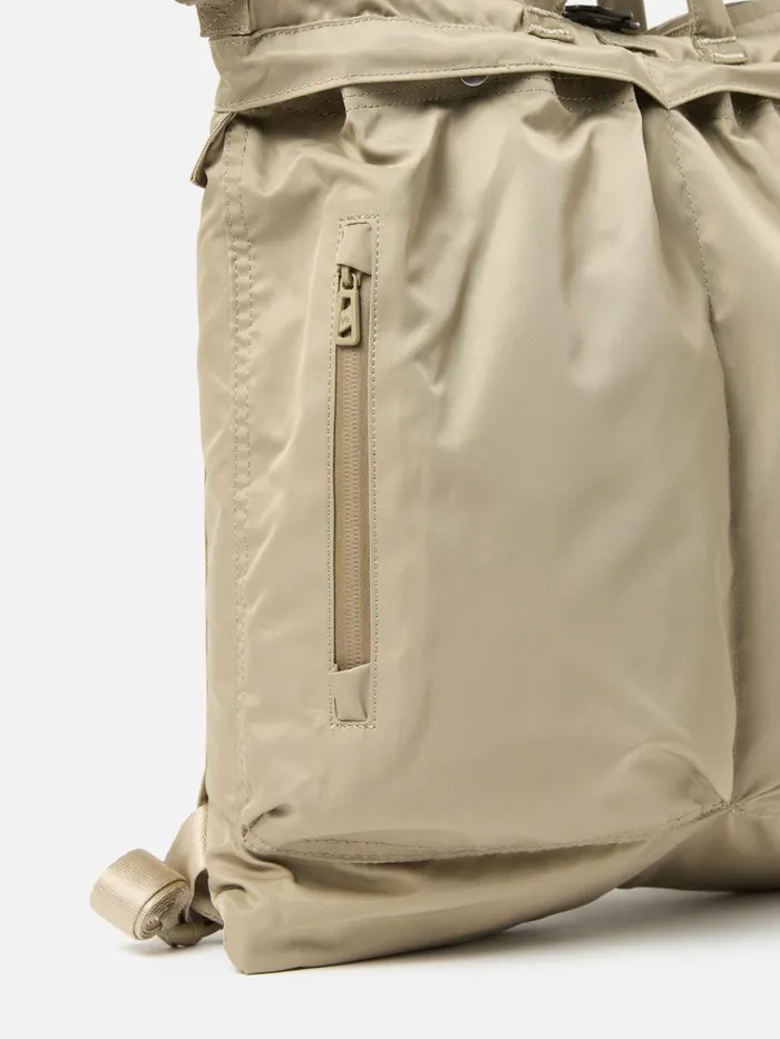 Bags Men Universal Works FCe 3Way Helmet Bag In Sage Green Recycled Twill