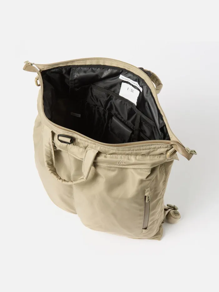 Bags Men Universal Works FCe 3Way Helmet Bag In Sage Green Recycled Twill