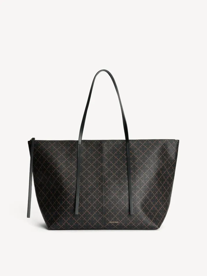 Bags Women By Malene Birger Luze Tote Bag Dark Chokolate