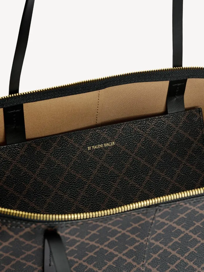 Bags Women By Malene Birger Luze Tote Bag Dark Chokolate