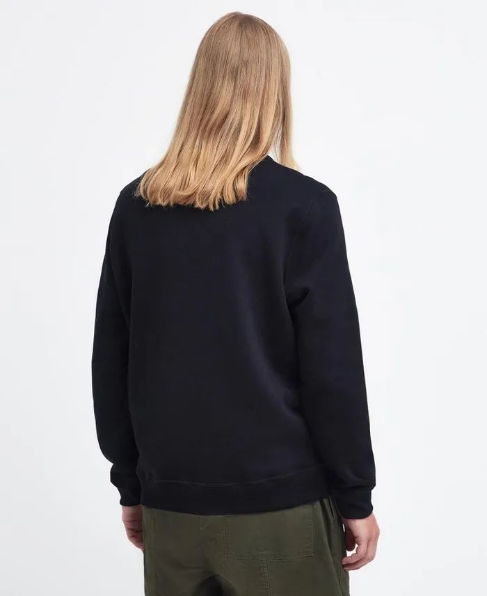 Barbour X Maison Kitsunu00e9 Beaufort Fox Sweatshirt Uniform Green Men Barbour Jumpers