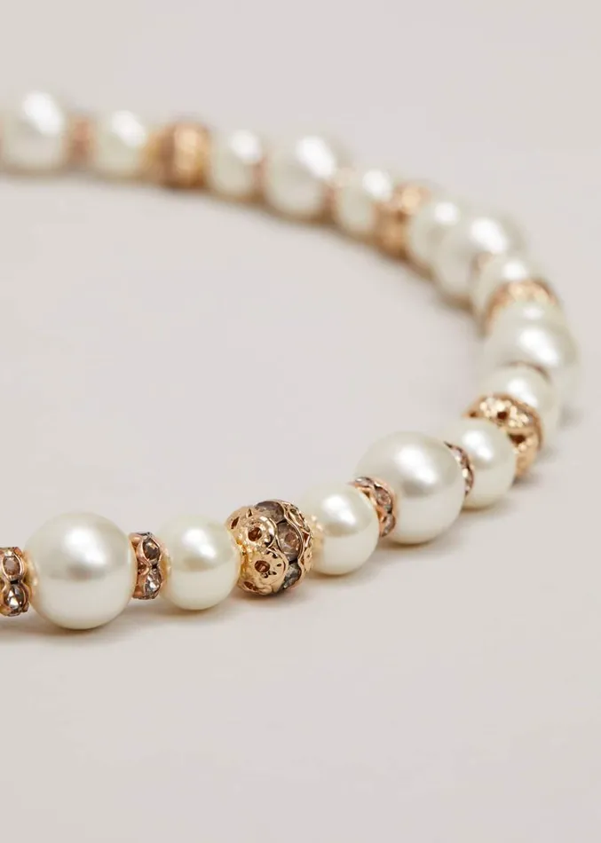 Bead And Pearl Necklace Ivory Women Phase Eight Jewellery
