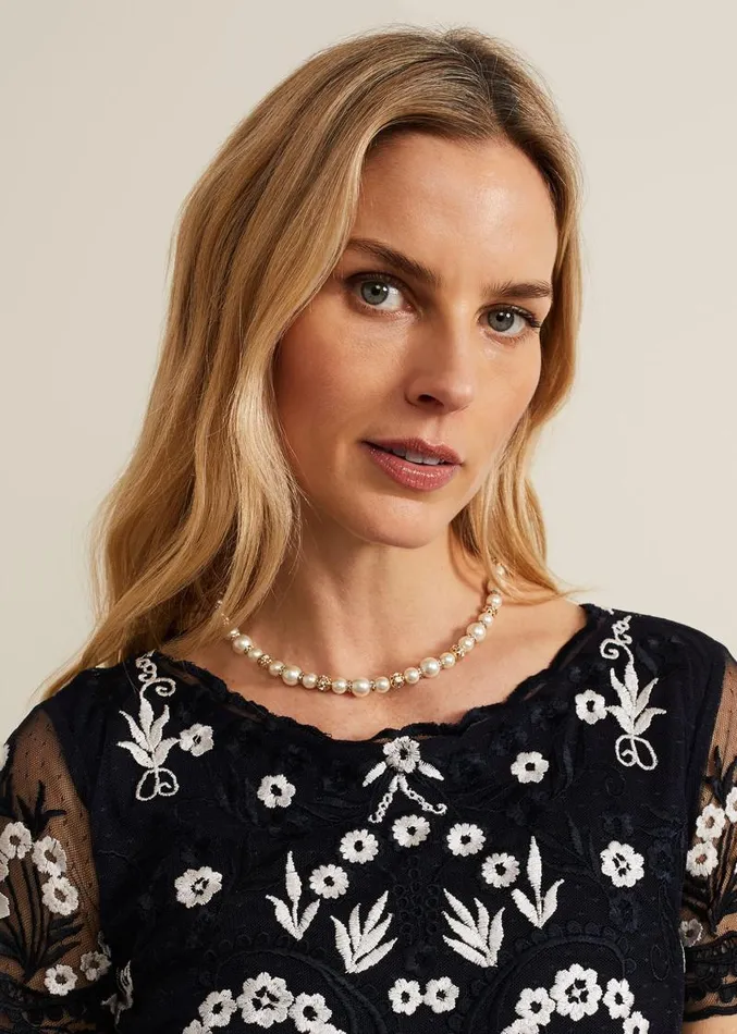 Bead And Pearl Necklace Ivory Women Phase Eight Jewellery