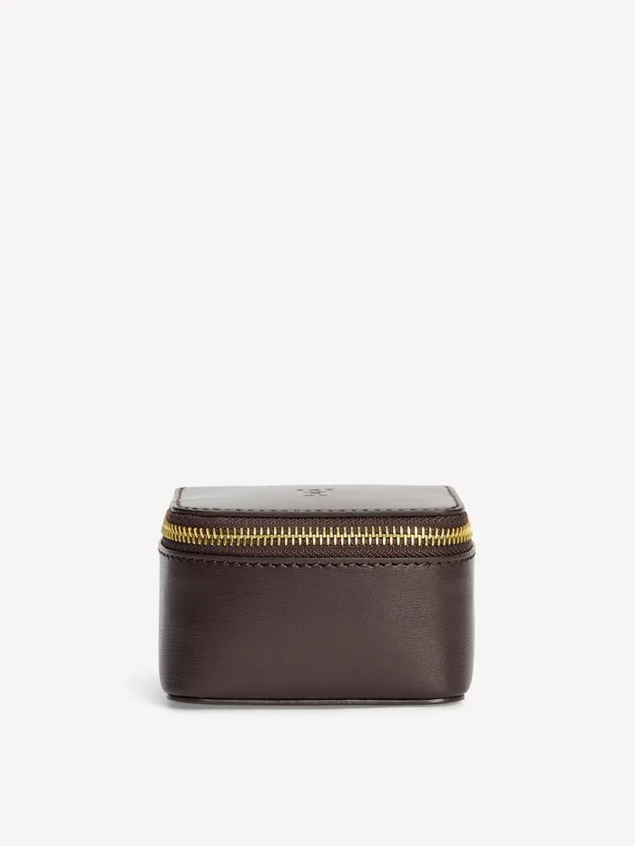 Beauty Bags Women By Malene Birger Aya Bijoux Jewellery Bag Dark Brown