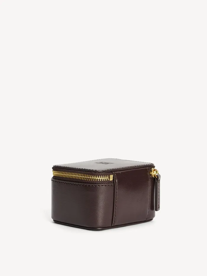 Beauty Bags Women By Malene Birger Aya Bijoux Jewellery Bag Dark Brown