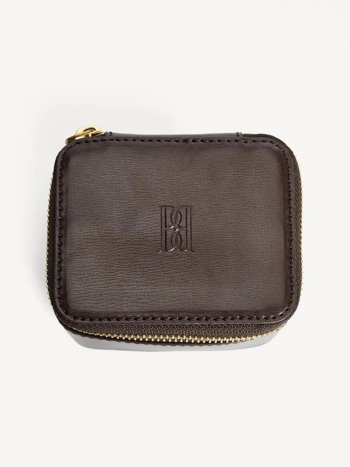 Beauty Bags Women By Malene Birger Aya Bijoux Jewellery Bag Dark Brown