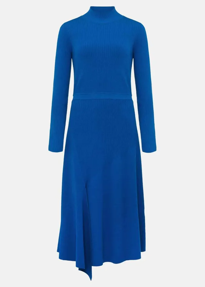 Bella Fit And Flare Midi Dress Bright Blue Women Phase Eight Dresses