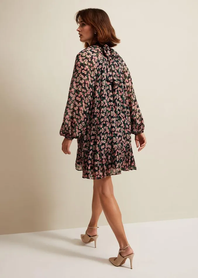 Betty Floral Print Swing Dress Multicoloured Women Phase Eight Dresses