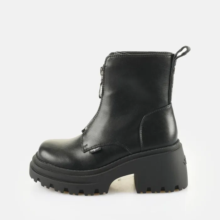 Bfl Bravr Zip Black Buffalo Boots and AnkleBoots