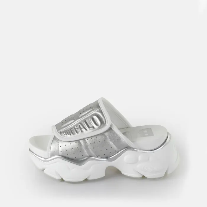 Binary Pool Silver Buffalo Sandals and Slides