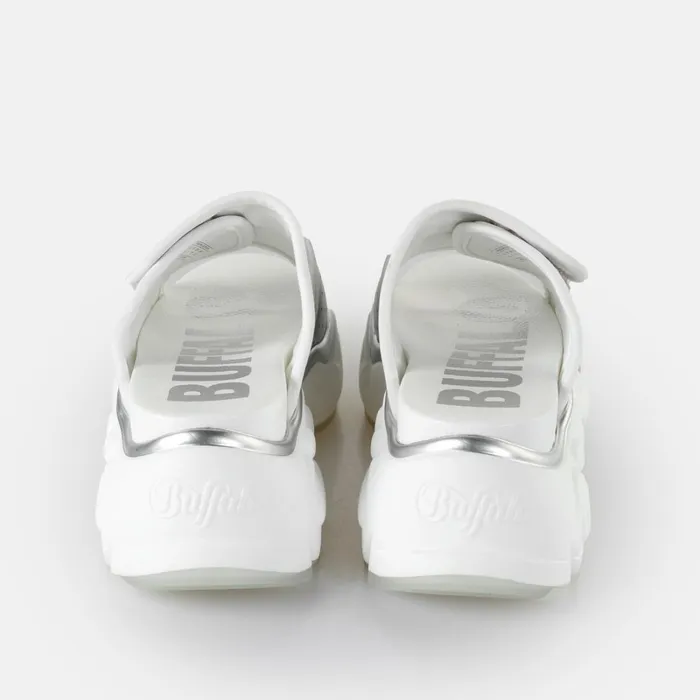 Binary Pool Silver Buffalo Sandals and Slides Binary Pool Silver Buffalo Sandals and Slides