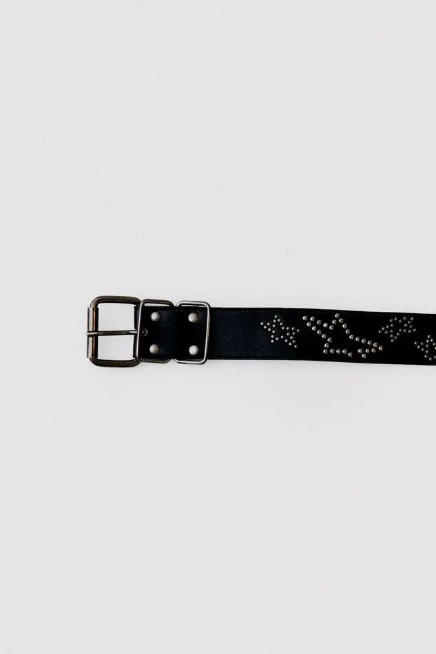 Black Studded Belt Black Women Jaded London