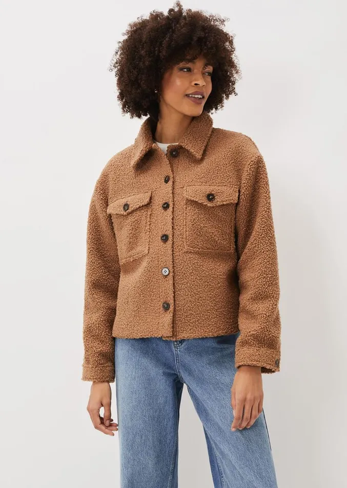 Blake Borg Jacket Camel Women Phase Eight Jackets