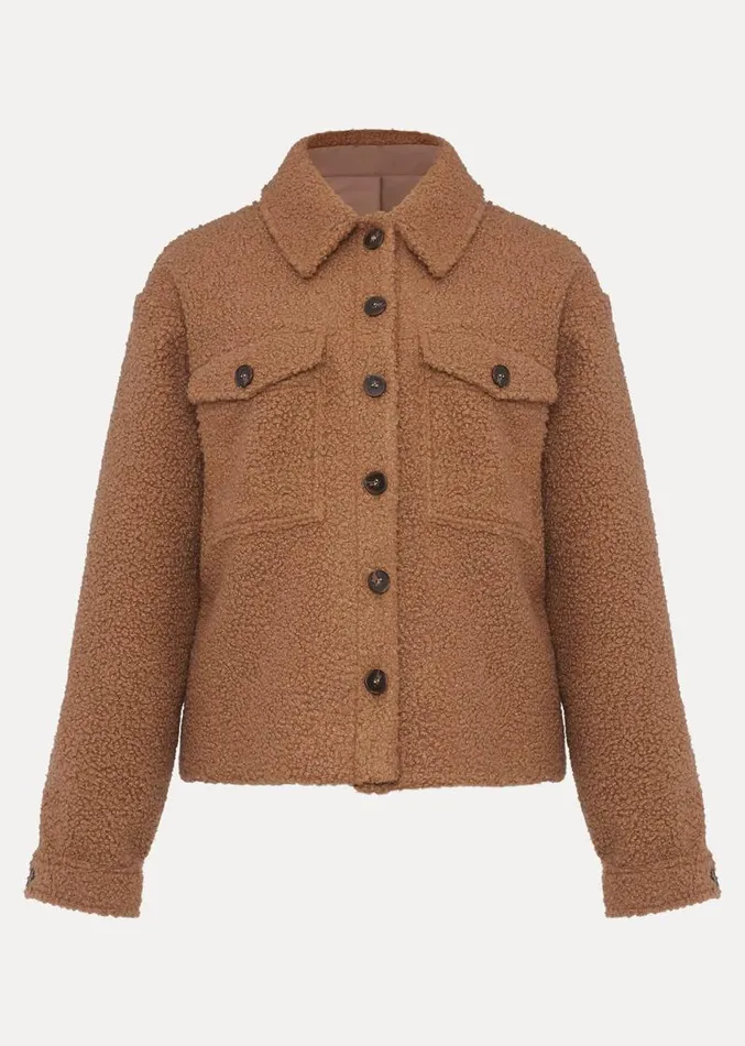 Blake Borg Jacket Camel Women Phase Eight Jackets