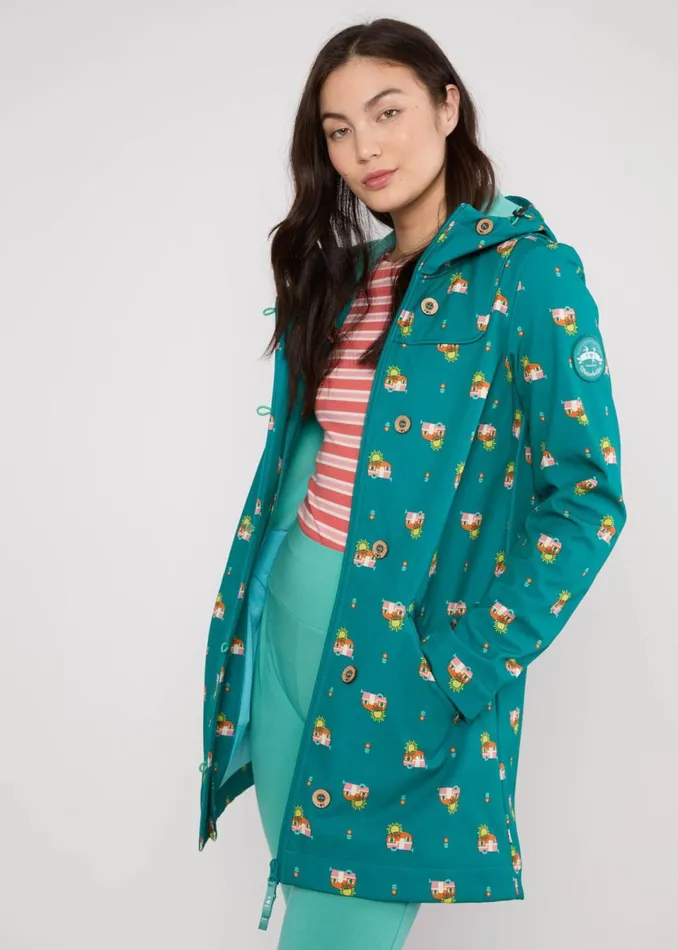 Blutsgeschwister Between Seasons Jacket Wild Weather Green Women Jackets and Coats
