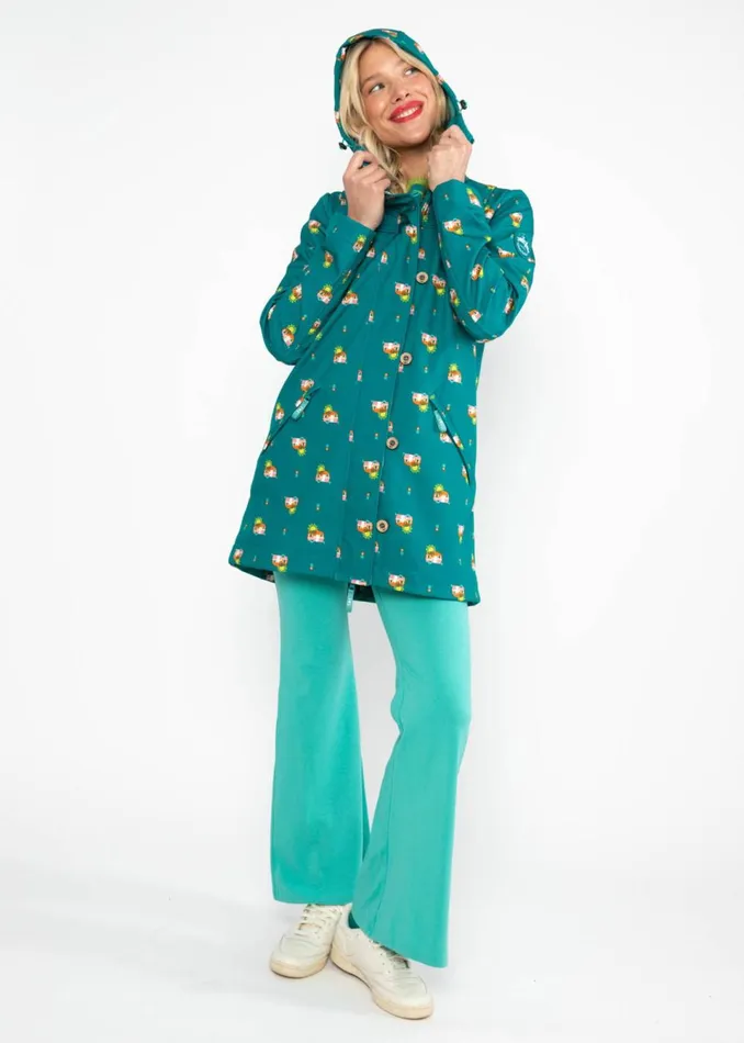 Blutsgeschwister Between Seasons Jacket Wild Weather Green Women Jackets and Coats
